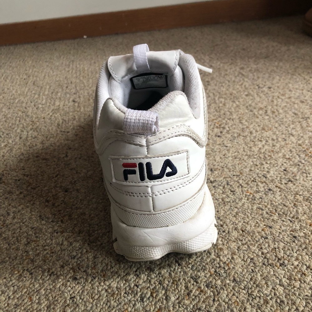 White Fila Disrupters - Picture 3 of 3